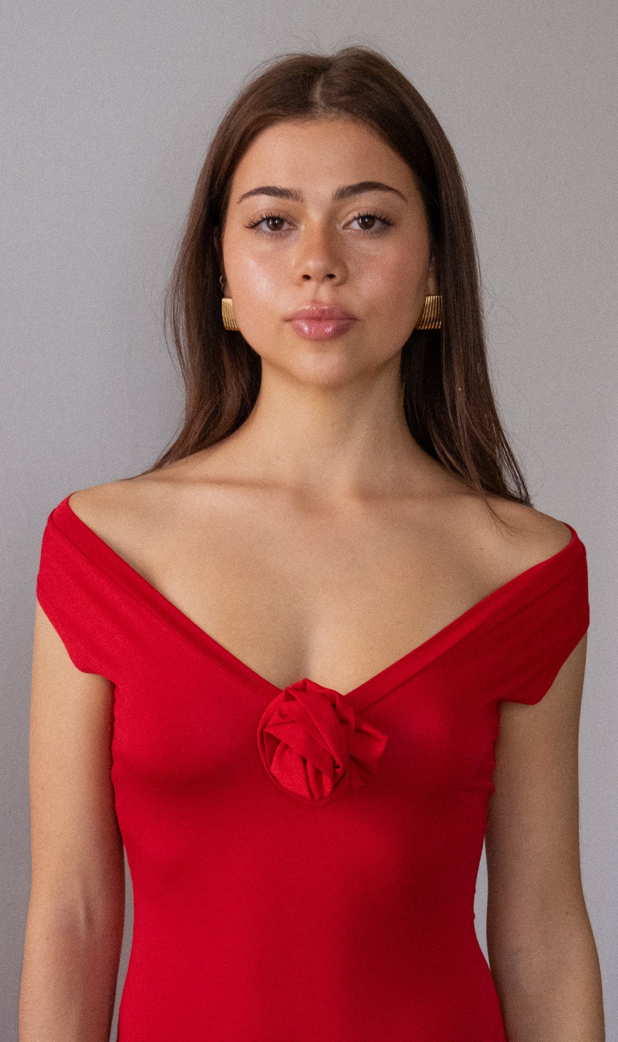 Hand made bamboo flower clip