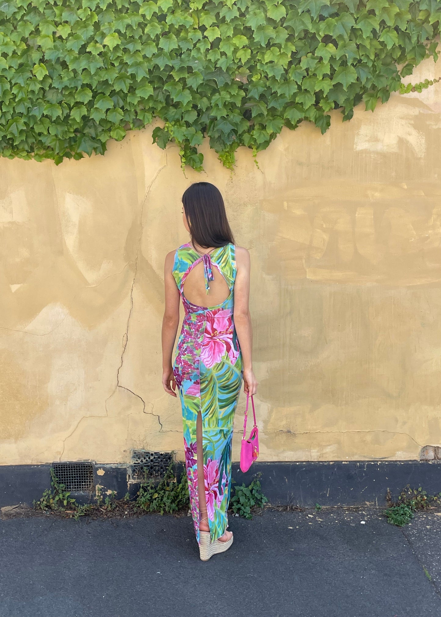 'Island Girl' - mesh maxi dress