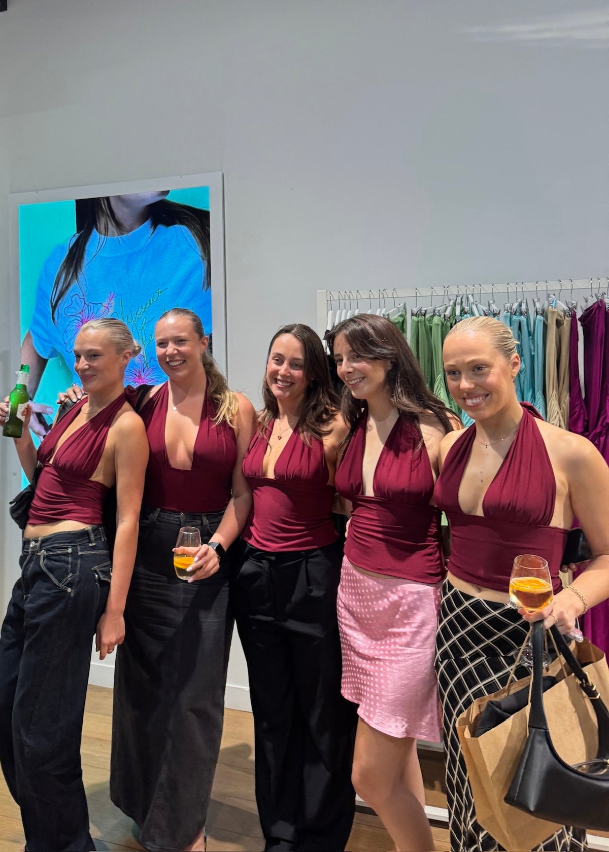 Halter top - Wine