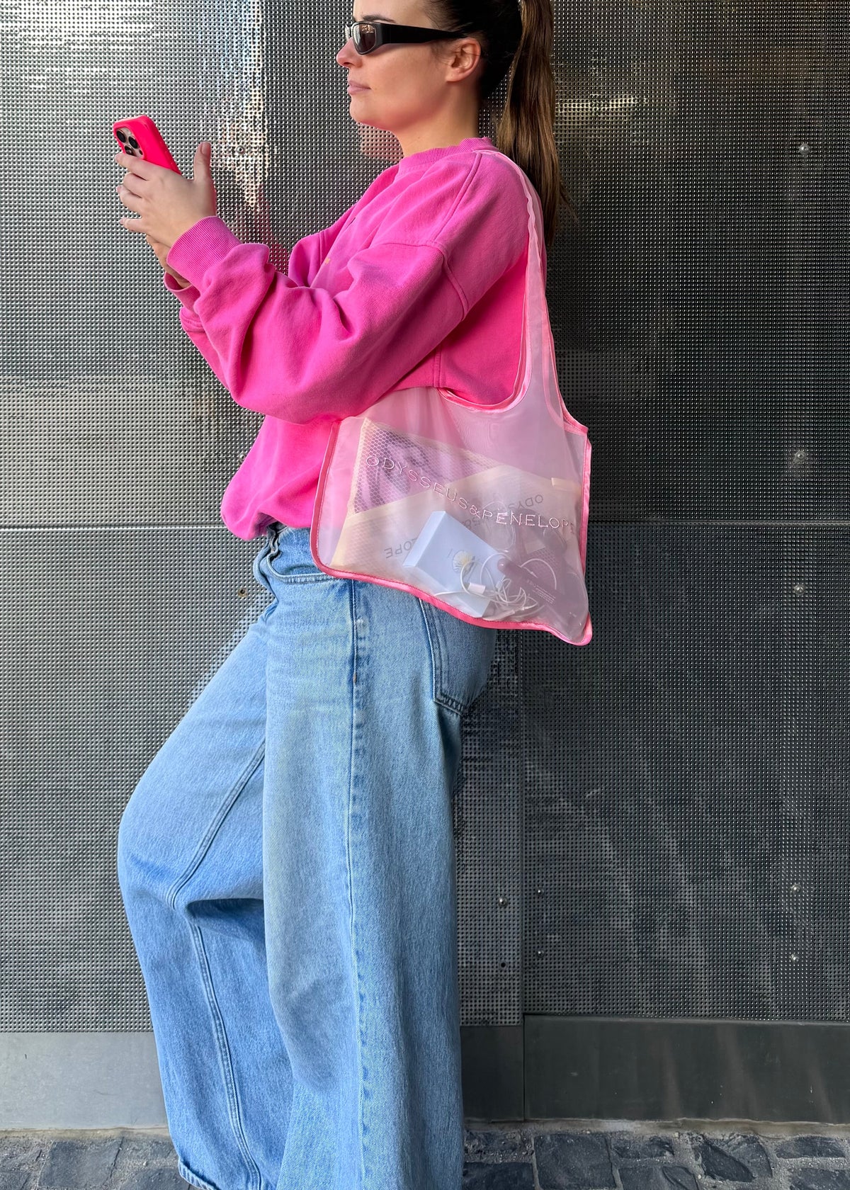 O&P tote bag - Baby pink