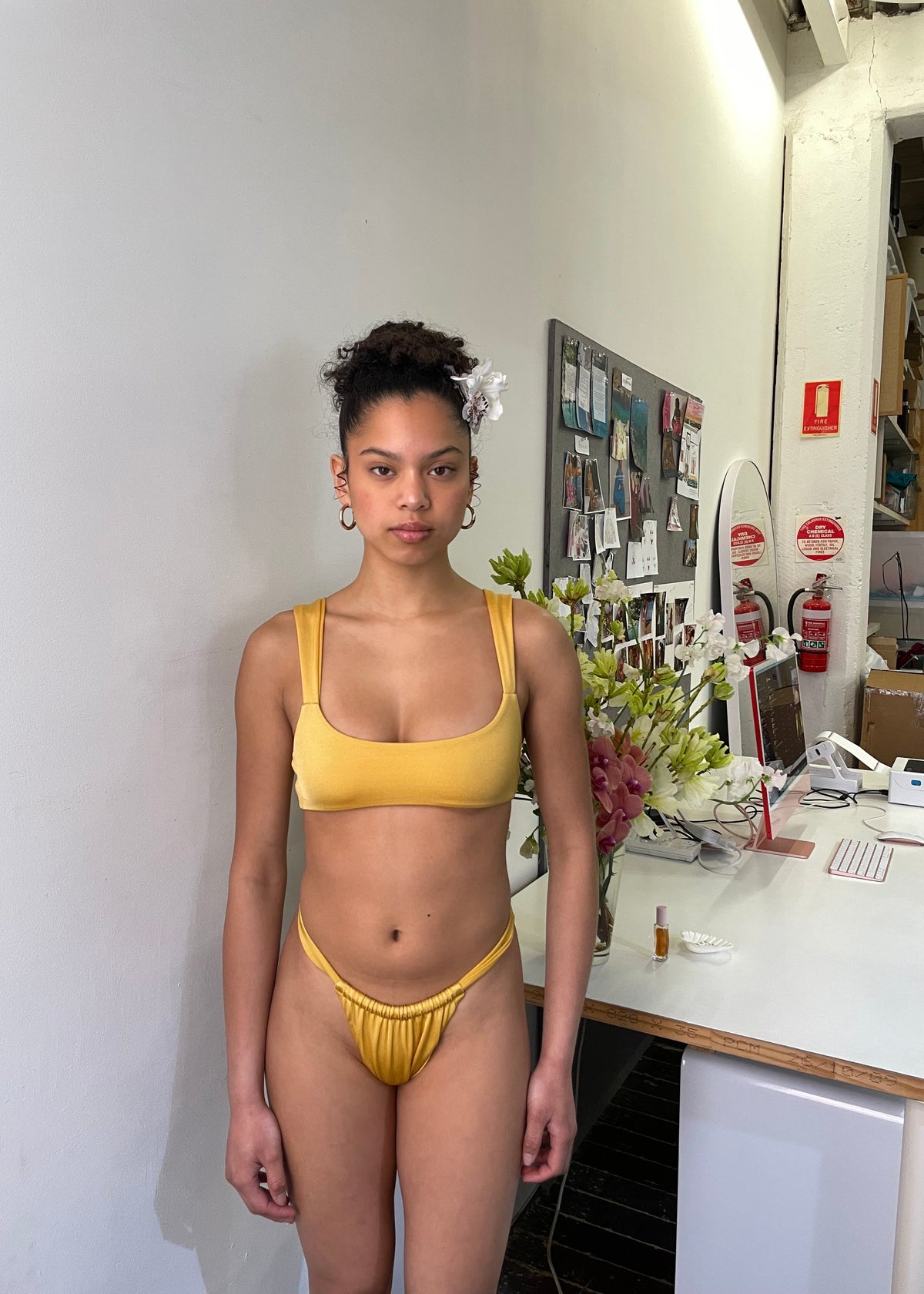 Mango - ruched bottoms