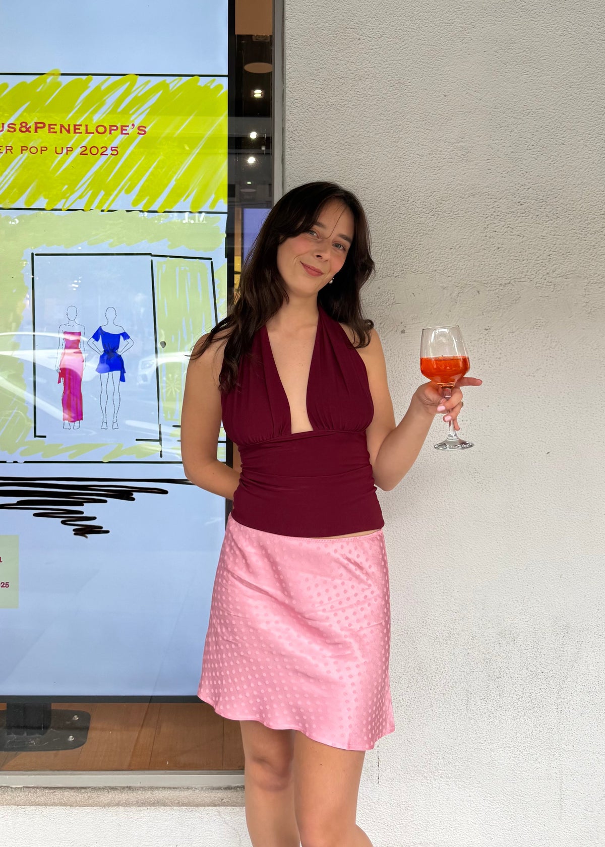 Halter top - Wine