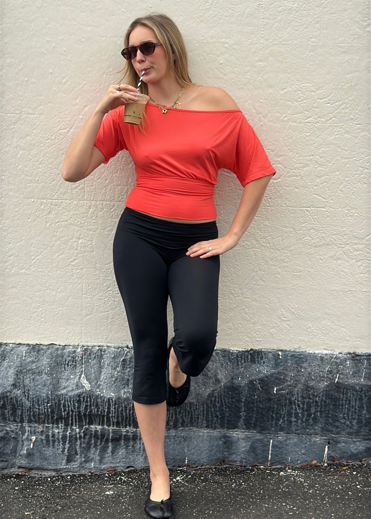 Bamboo short sleeve - Peach