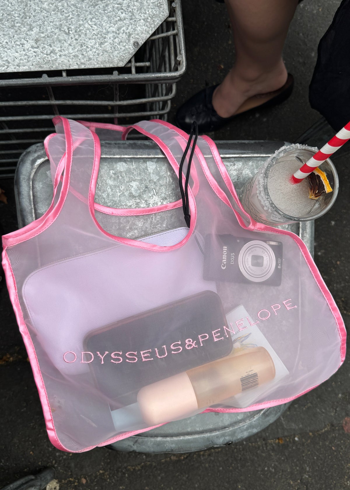 O&P tote bag - Baby pink