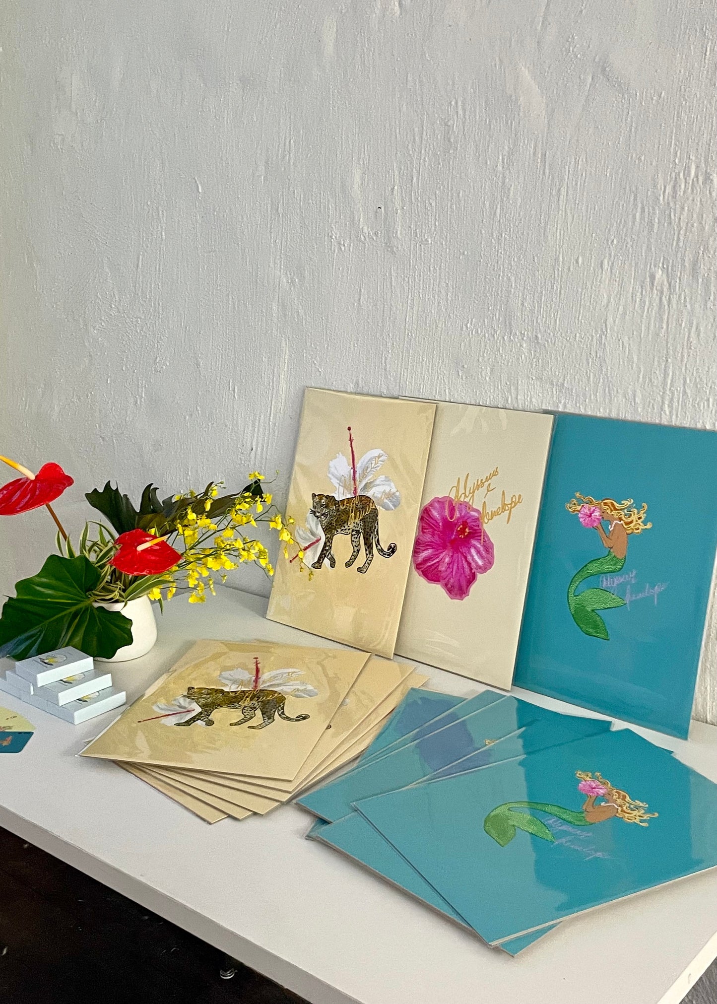 Leopard Hibiscus - print