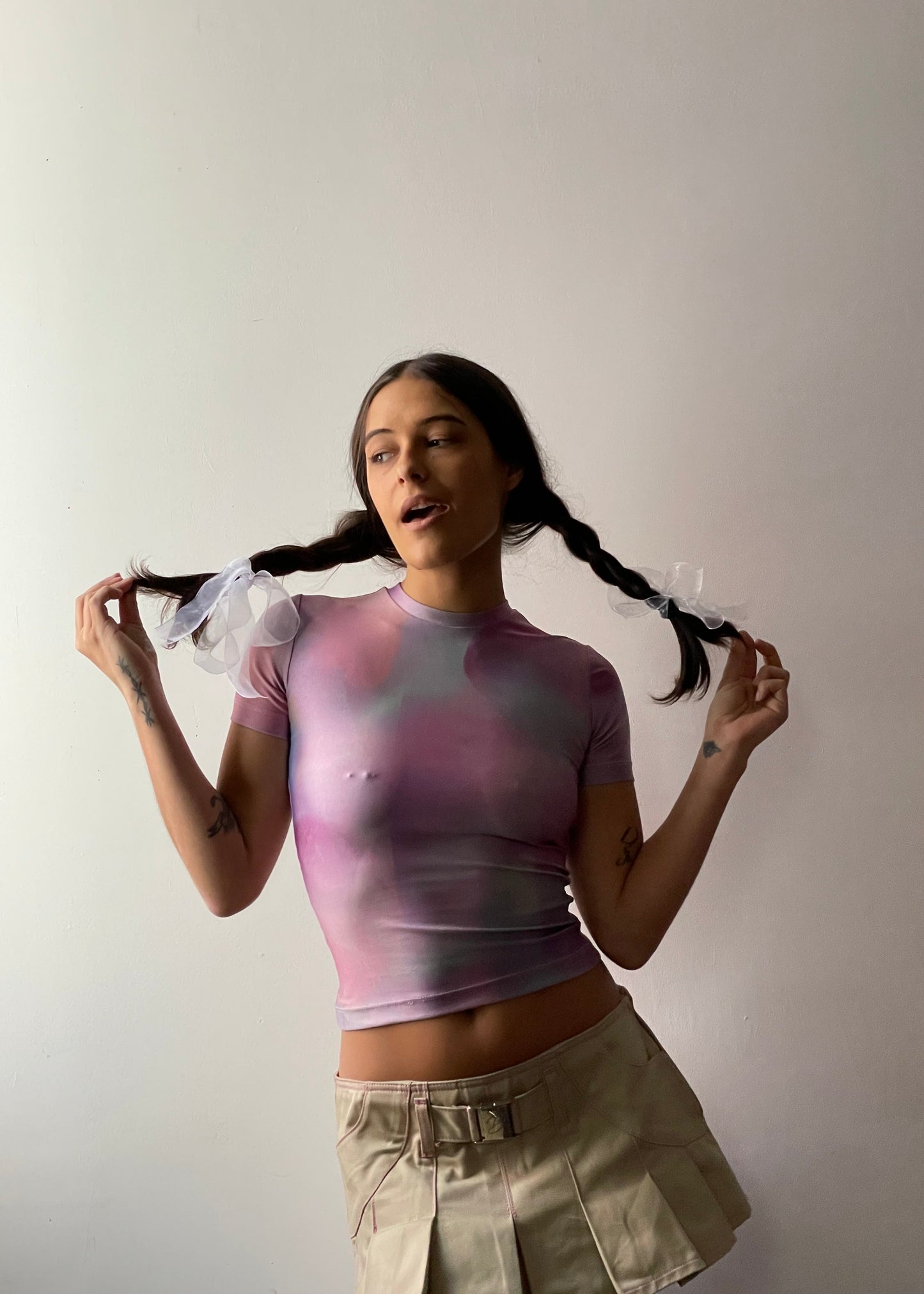 Aurora lights- fitted graphic Tee