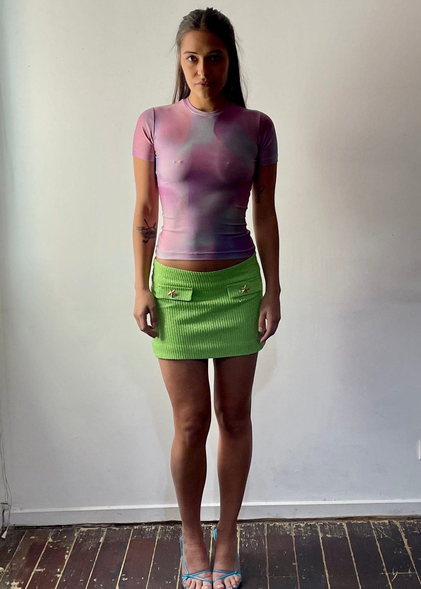 Aurora lights- fitted graphic Tee