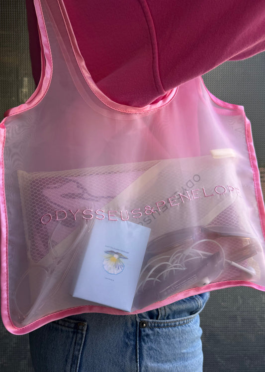 O&P tote bag - Baby pink