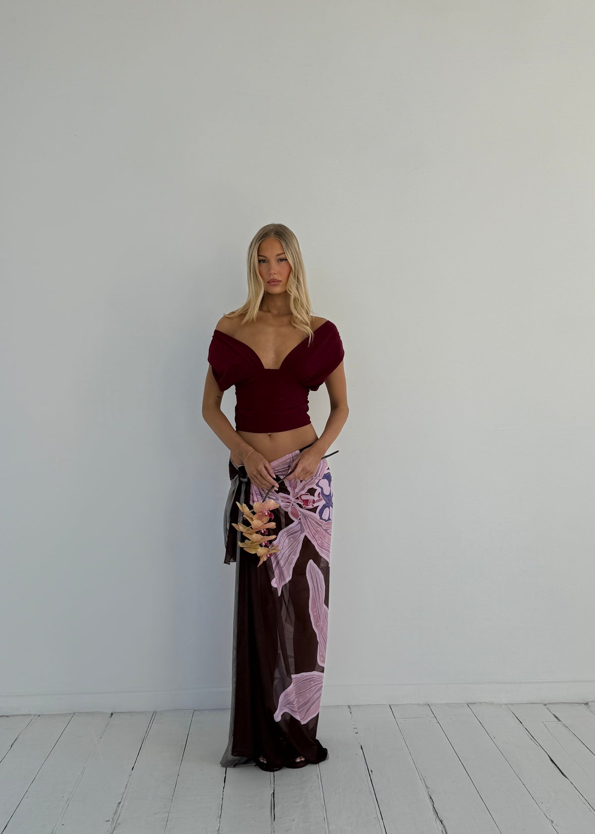 Halter top - Wine