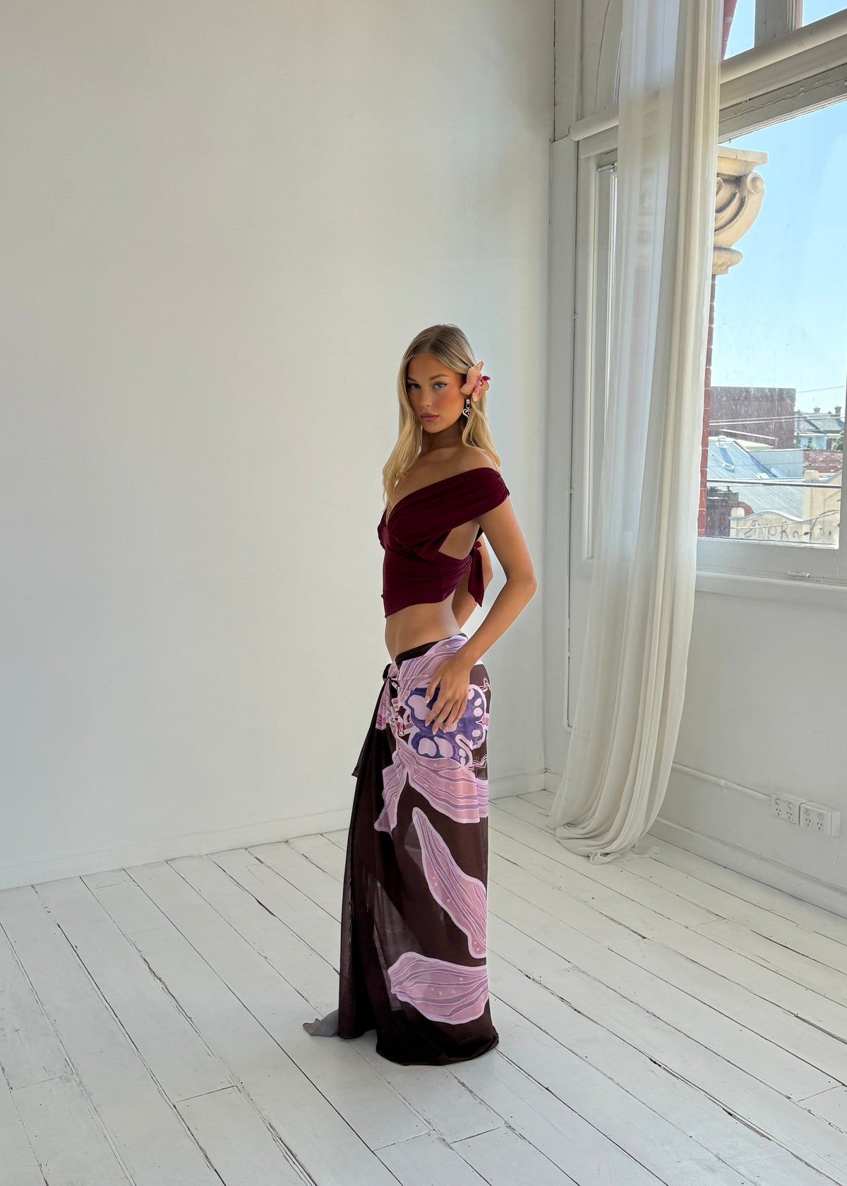 Halter top - Wine