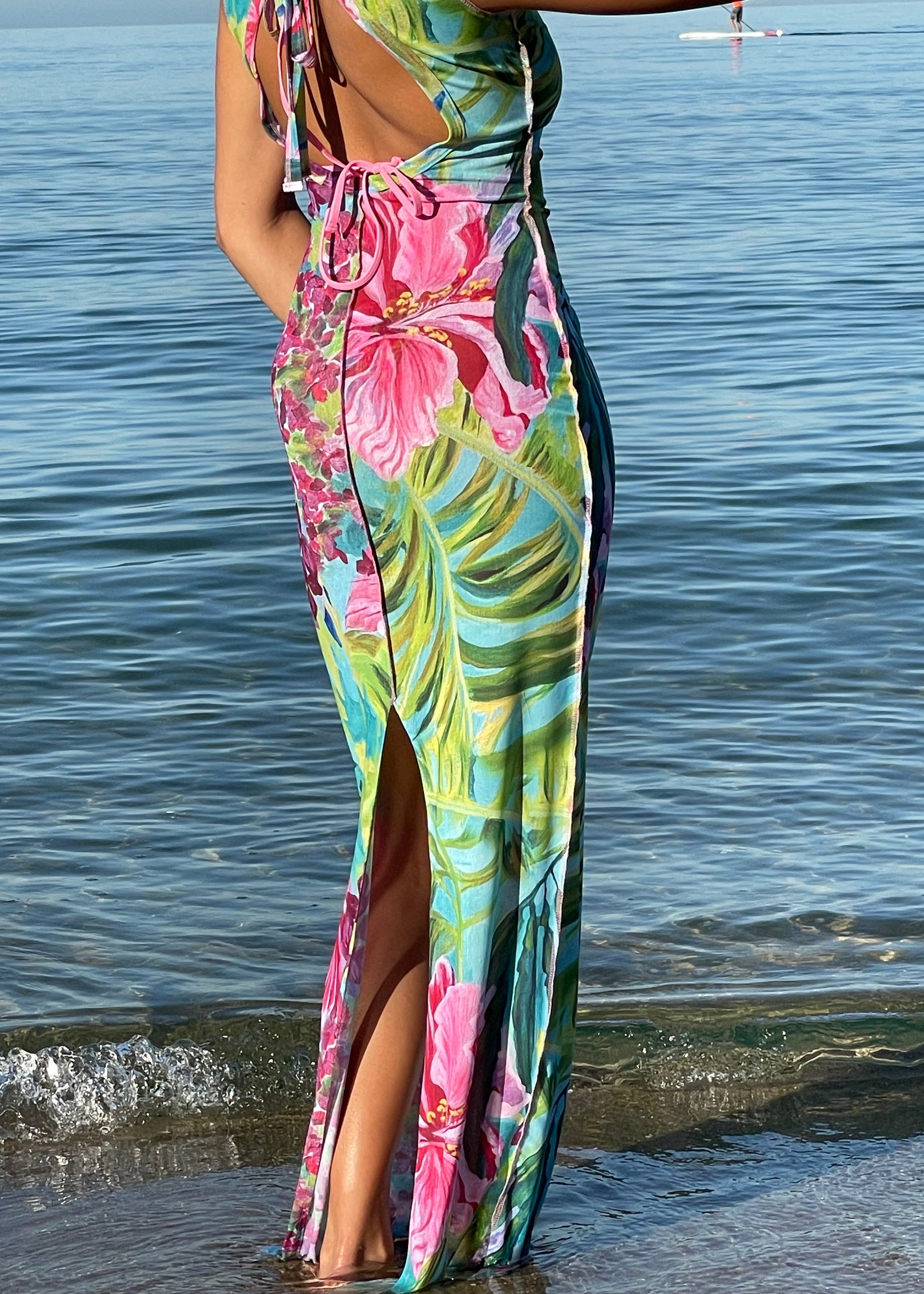 ISLAND STATE WOVEN MAXI DRESS