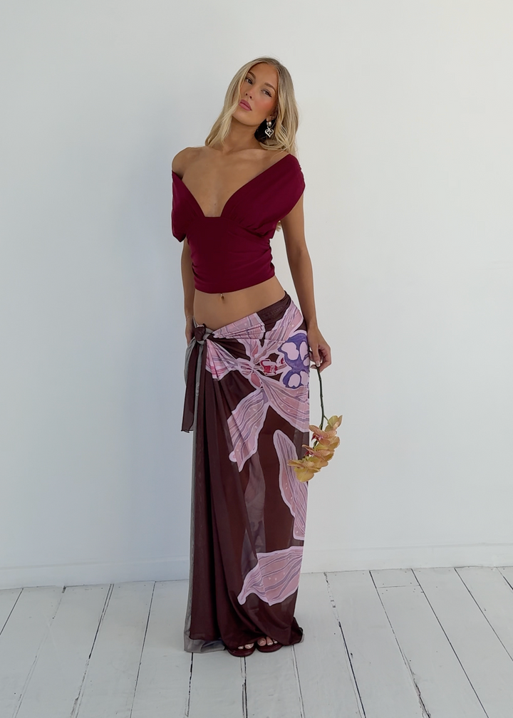 Halter top - Wine