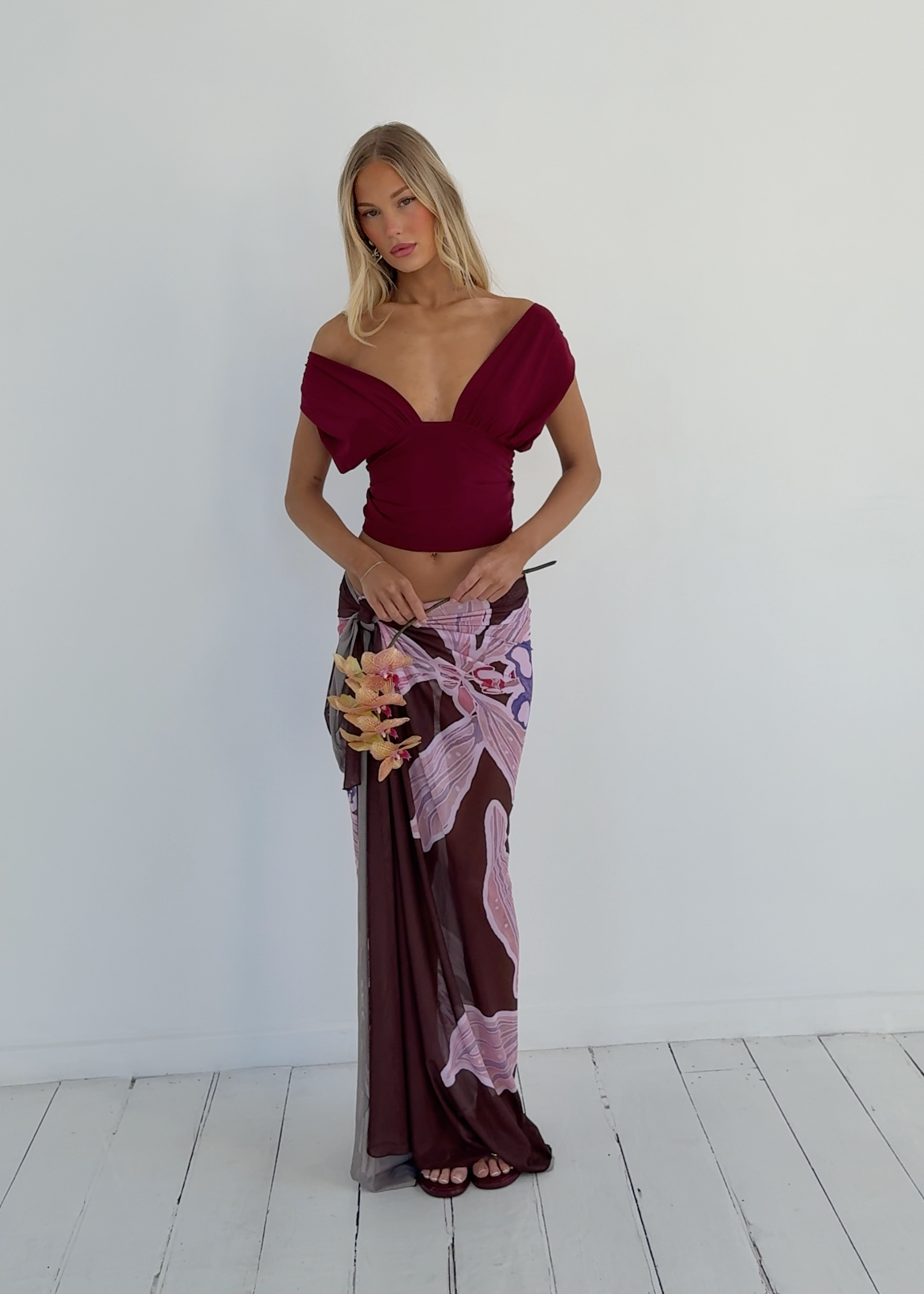 Halter top - Wine