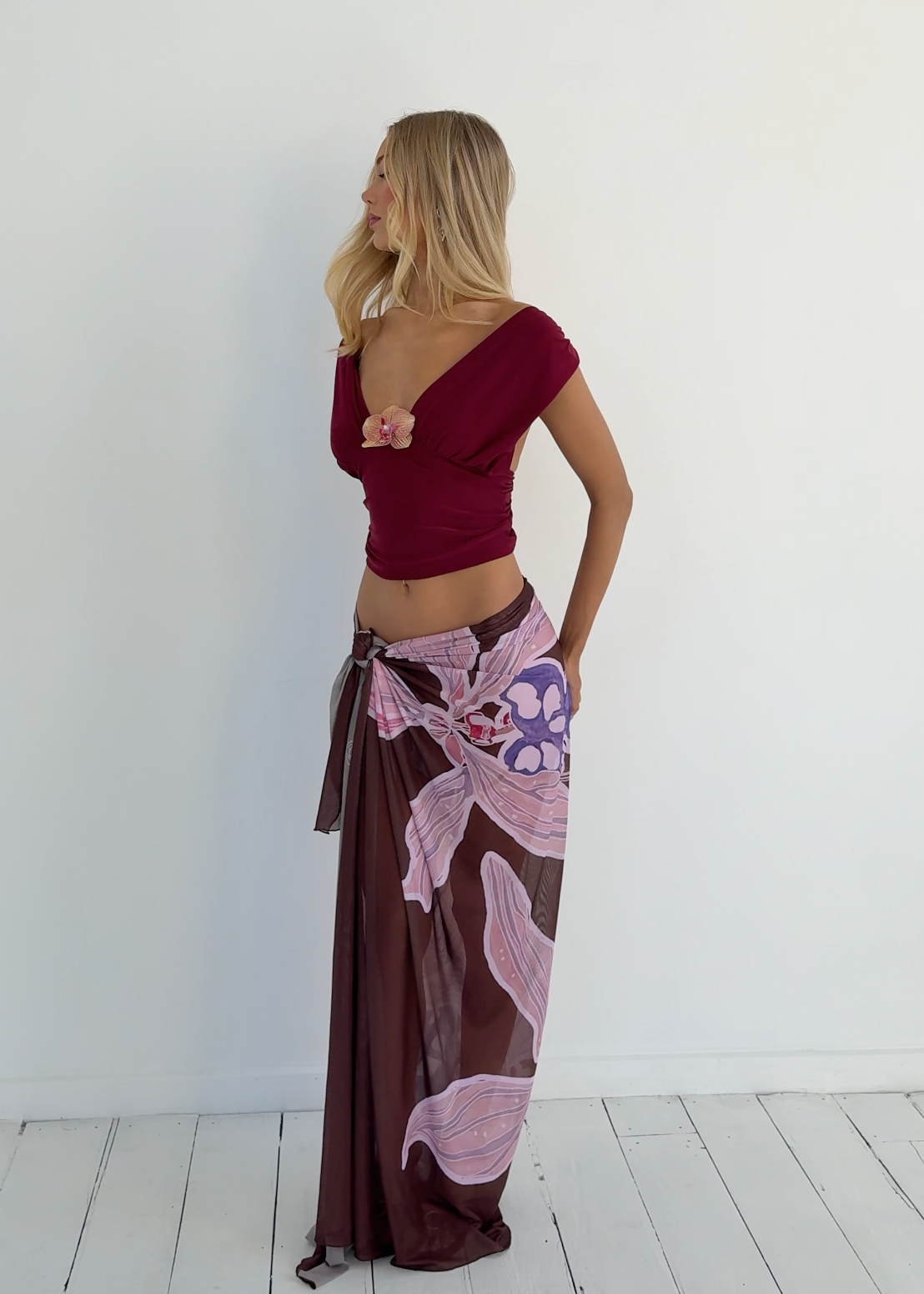 Halter top - Wine